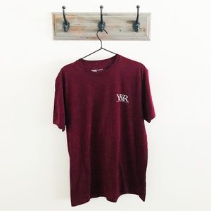 Young & Reckless Red Logo Crew T-Shirt L